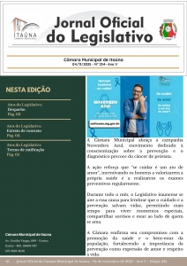 Jornal Oficial da Câmara - 234ª Edição